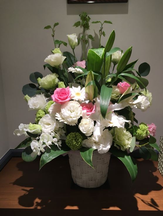 お花の贈り物-横浜市旭区鶴ヶ峰の矯正歯科　くろかわ矯正歯科